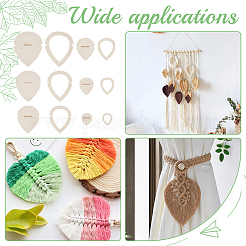 1 Set Wood Macrame Leaf/Flower Cutting Template&nbsp;DIY-BC0009-99