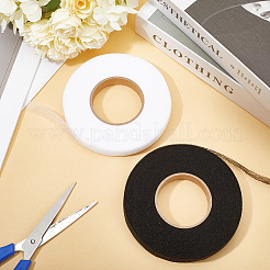 2 Rolls 2 Colors Non-woven Fabric Polyamide Double-sided Hot Melt Adhesive Film&nbsp;DIY-GF0009-33B