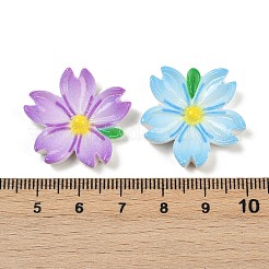 Opaque Resin Enamel Cabochons&nbsp;CRES-D308-10