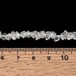 天然ハーキマーダイヤモンドビーズ連売り  チップ  5~8x3~4x3~4mm  穴：0.8mm  約142~146個/連  15.67''（39.8センチメートル）&nbsp;GG-CBA8084-04