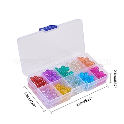 Baking Paint Glass Beads&nbsp;DGLA-PH0002-03