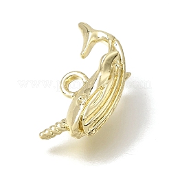 Brass Pendants&nbsp;KK-CBAE379-08LG-C