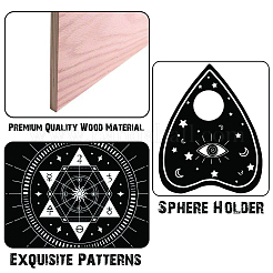 Pendulum Dowsing Divination Board Set&nbsp;DJEW-WH0324-001