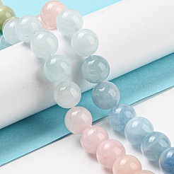 Natural Morganite Beads Strands&nbsp;G-P503-10MM-01