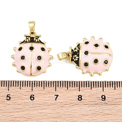 Brass Micro Pave Cubic Zirconia Pendants&nbsp;CU-CBA765C-05D-G