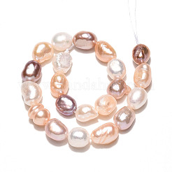 Natural Cultured Freshwater Pearl Beads Strands&nbsp;PEAR-N014-06G-01