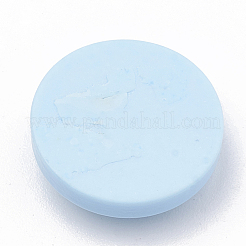 星座/星座樹脂キャビネット  半円/ドーム  漢字で欲しい  山羊座  ライトスカイブルー  15x4.5mm&nbsp;CRES-N010-07J