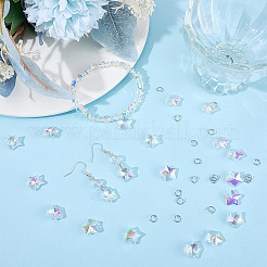 50Pcs Electroplate Glass Charms&nbsp;GLAA-SP0001-89