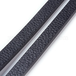 マイクロファイバーpuレザーコード  フラット  ミックスカラー  10x3mm  約1.09ヤード（1m）/連&nbsp;WL-F010-01-10mm