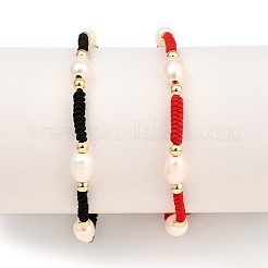 Adjustable Nylon Thread Braided Beads Bracelets Sets&nbsp;BJEW-JB05384