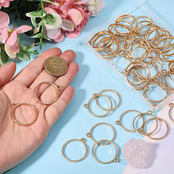 50Pcs Zinc Alloy Open Back Bezel Pendants&nbsp;FIND-CA0011-54KCG