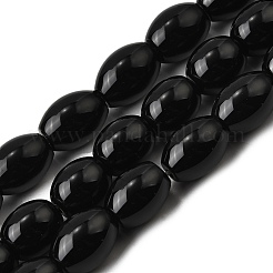 Natural Black Onyx Beads Strands&nbsp;G-F801-F02-03