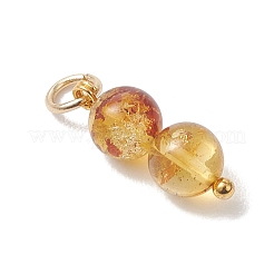 Natural Amber Round Pendants&nbsp;PALLOY-JF04990