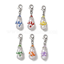6Pcs Glass Pendant Decorations&nbsp;HJEW-JM04100