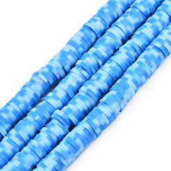 Handmade Polymer Clay Beads Strands&nbsp;CLAY-R067-3.5-5.0mm-M1