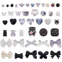 Opaque & Transparent Acrylic Beads&nbsp;MACR-TA0001-48