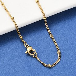 304 Stainless Steel Chain Necklaces&nbsp;MAK-L015-40G