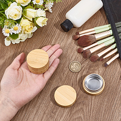 15G Bamboo & Aluminum Cream Jar&nbsp;CON-WH0112-016B