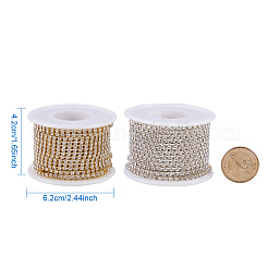 Brass Rhinestone Strass Chains&nbsp;CHC-BC0001-05