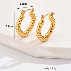 304 Stainless Steel Hoop Earrings&nbsp;YY3113-2