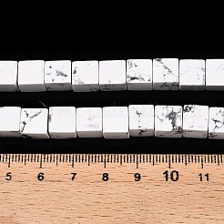 Natural Howlite Beads Strands&nbsp;G-T139-8x8-02A