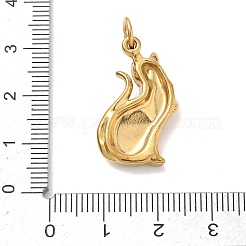 Autumn 304 Stainless Steel Pendants&nbsp;STAS-C180-01G-G