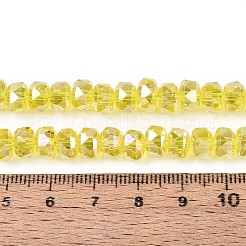 Electroplate Transparent Glass Beads Strands&nbsp;EGLA-N022-04A-D19