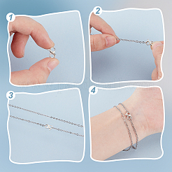 スターリングシルバーのダブルオープニングロブスタークロウクラスプ2個  プラチナ  10x6x3mm&nbsp;STER-BBC0007-76P-01