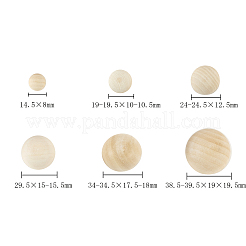 Unfinished Wood Cabochons&nbsp;WOOD-CJ0001-10