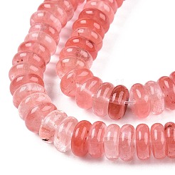 Cherry Quartz Glass Beads Strands&nbsp;G-T138-59