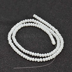 Faceted Rondelle Glass Beads Strands&nbsp;LS-GLAA-I033-3mm-03