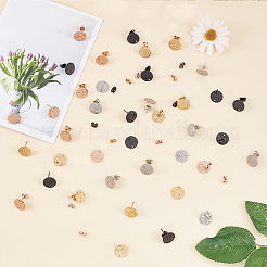 304 Stainless Steel Stud Earring Findings&nbsp;STAS-SC0001-57