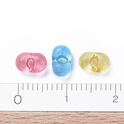 チェコガラスビーズ  染め/ゴールドインレイカラー  骨の形状  ミックスカラー  6.5~7x4~4.5x3.2~3.5mm  穴：1.2mm  約357個〜363個/袋&nbsp;LAMP-D180-17