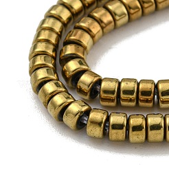 Electroplated Synthetic Non-magnetic Hematite Beads Strands&nbsp;G-K361-A04-01