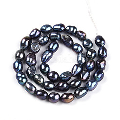 Natural Cultured Freshwater Pearl Beads Strands&nbsp;PEAR-N014-06G-04