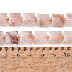 Natural Hematoid Quartz/Ferruginous Quartz Beads Strands&nbsp;G-F839-A12-01