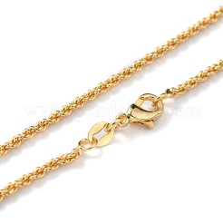 Brass Rope Chain Necklaces&nbsp;NJEW-I247-06G