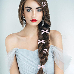 15Pcs Star Iron Snap Hair Clips&nbsp;OHAR-CP0001-23