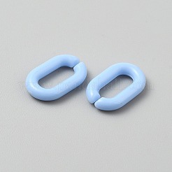 Opaque Acrylic Linking Rings&nbsp;SACR-WH0001-37F
