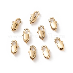 Ion Plating(IP) 304 Stainless Steel Lobster Claw Clasps&nbsp;LS-STAS-F094-05A-G
