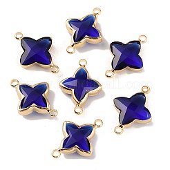 Glass Connector Charms&nbsp;KK-WH0035-75LG-01