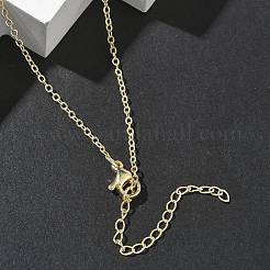 Brass Cable Chain Necklaces&nbsp;NJEW-G183-03G-03