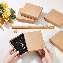 Kraft Paper Cardboard Jewelry Set Box&nbsp;CBOX-BC0001-11
