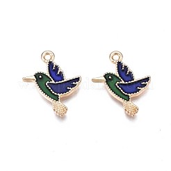 Rack Plating Alloy Enamel Pendants&nbsp;ENAM-S122-99