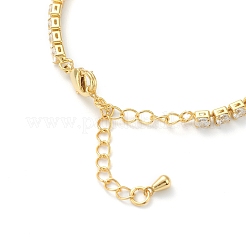 Brass Micro Pave Cubic Zirconia Choker Necklaces&nbsp;NJEW-H308-03G