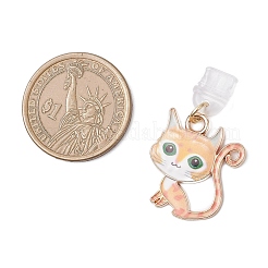 Alloy Enamel Mobile Anti-Dust Plugs&nbsp;HJEW-JM04406