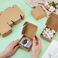 Kraft Paper Box&nbsp;CON-WH0036-03