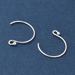 Rhodium Plated 925 Sterling Silver Earring Hooks&nbsp;LS-STER-E068-05S