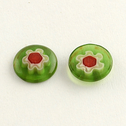 Handmade Millefiori Glass Cabochons&nbsp;X-LK-R005-19