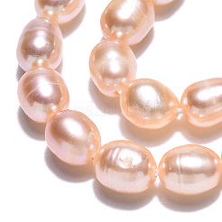 Natural Cultured Freshwater Pearl Beads Strands&nbsp;PEAR-N012-05S